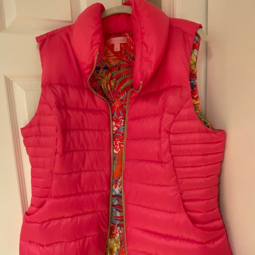 Lilly Pulitzer Down Mixed Vest